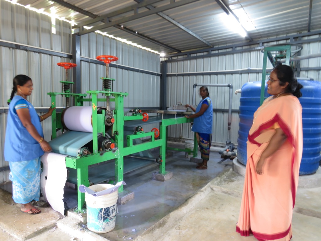 Eco-Friendly Paper Recycling Unit- Periyakulam